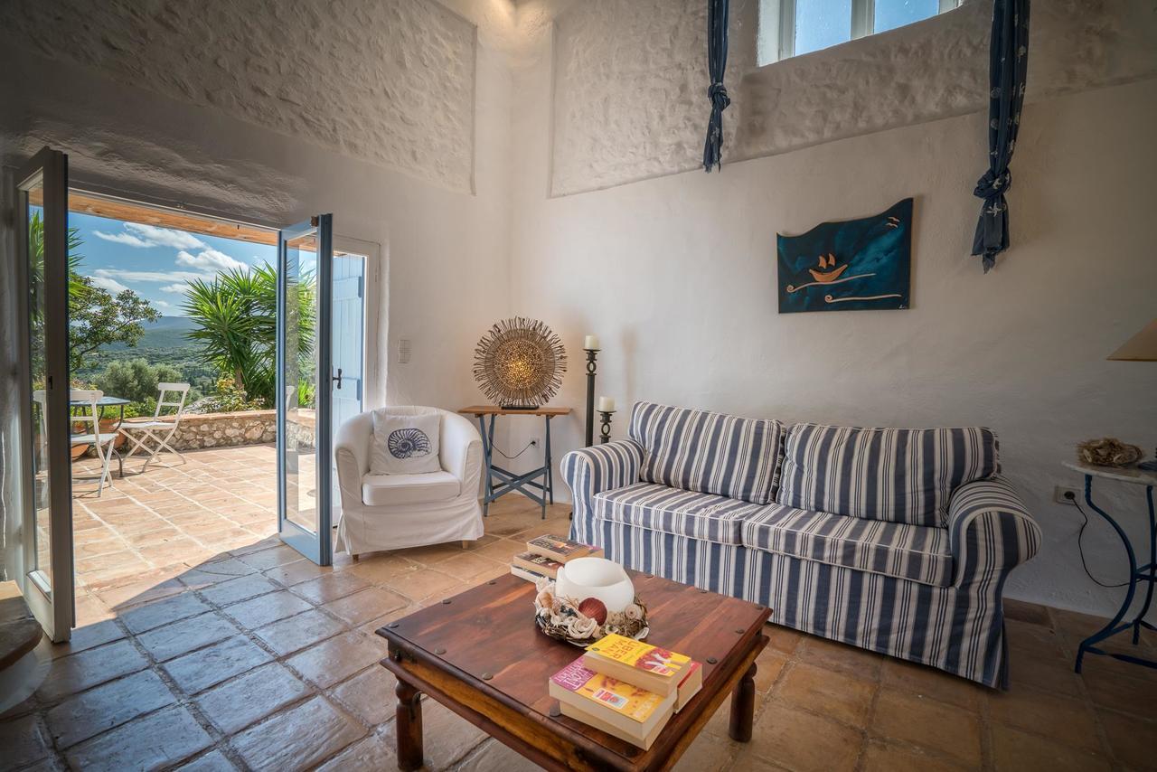 Askos Stone Villa - The Island Panorama อายิโอสนิโกลาโอส ภายนอก รูปภาพ