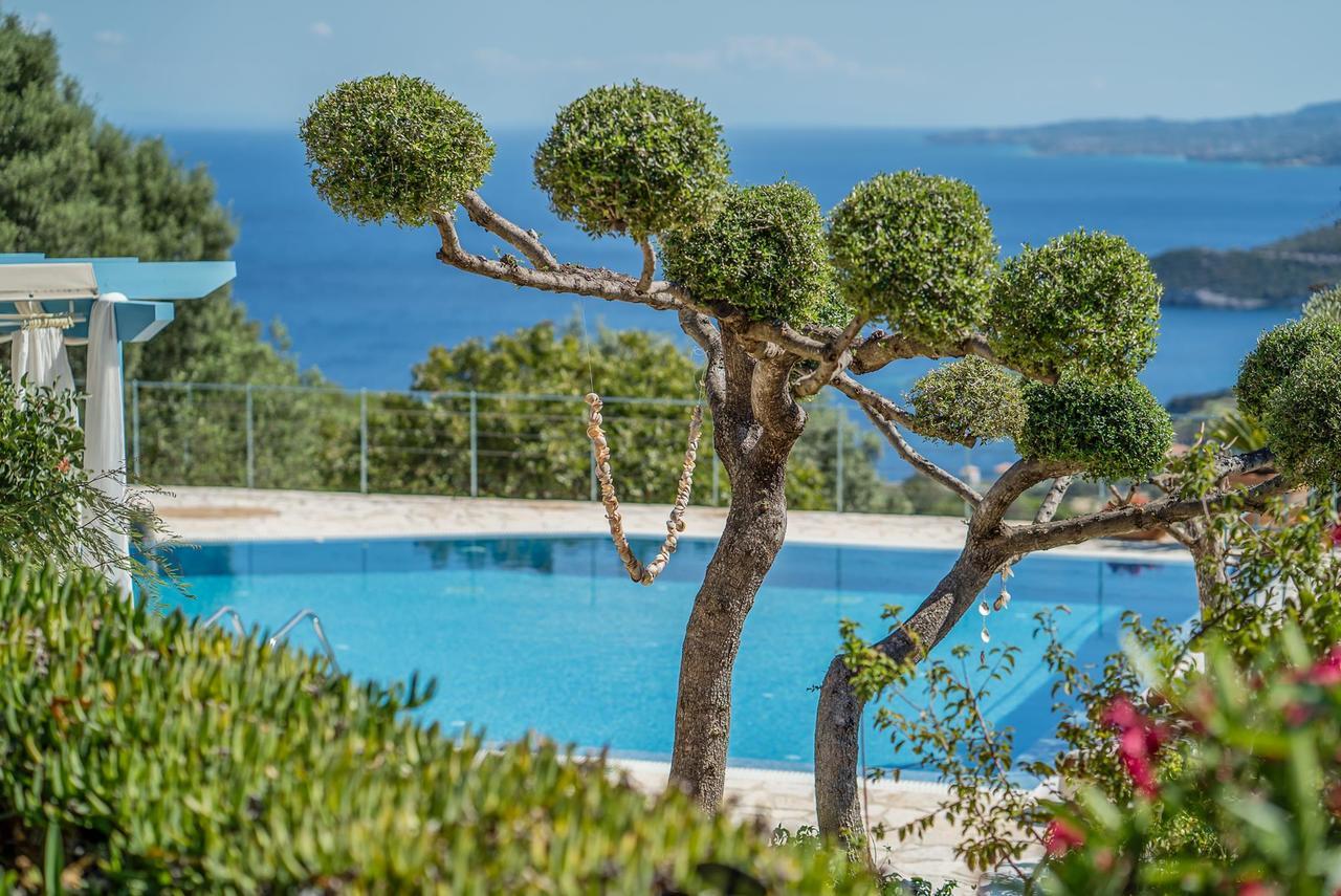 Askos Stone Villa - The Island Panorama อายิโอสนิโกลาโอส ภายนอก รูปภาพ